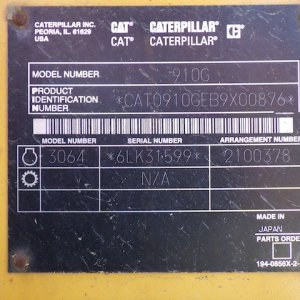 CAT 910G ★ Loader(Crawled/Wheeled) ★ CAB, A/C - Image 67
