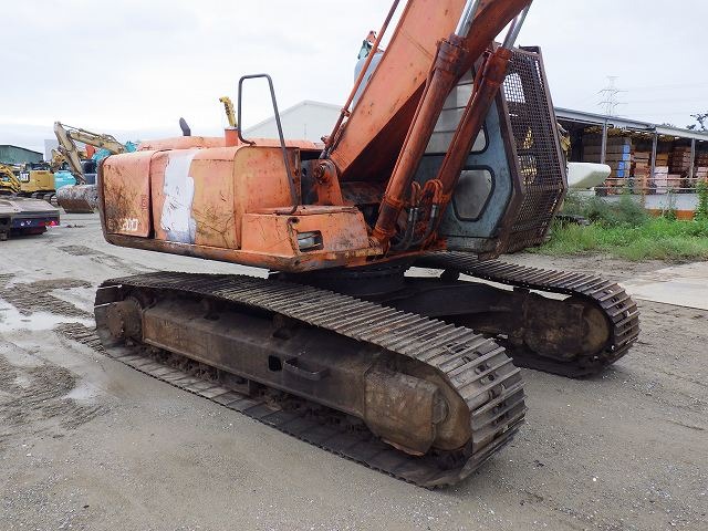 HITACHI EX200-3 ★ Excavator ★ 600G, HYDRAULIC FORK, PIPING