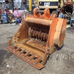 JACTY FSM-200 ★ Parts & Attachment ★ Crusher Bucket - Image 1