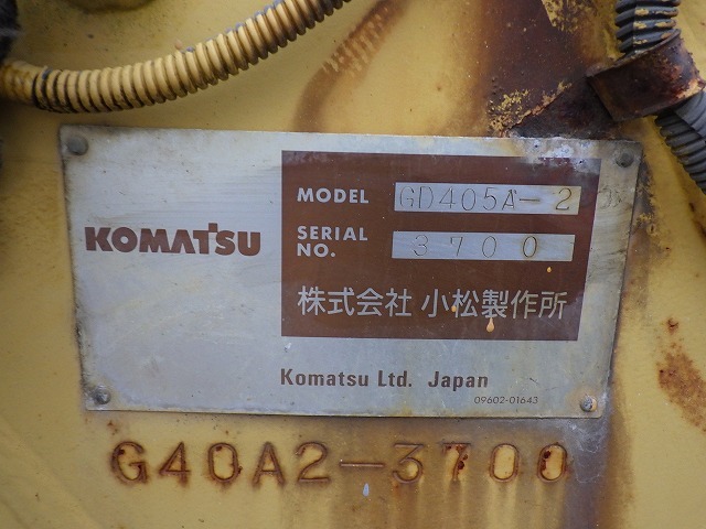 KOMATSU GD405A-2 ★ Road Equipment ★ Scarifer, w/o CNP