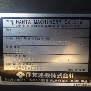 SUMITOMO HA45W-7 ★ Road Equipment ★ 4.5m, W/ SCREW x2, SENSOR ARM BRACKET x2 - изображение 56