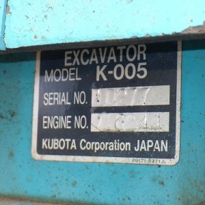 KUBOTA K-005 ★ Mini Excavator ★ 150R - Image 41