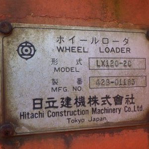 HITACHI LX120-2C ★ Loader(Crawled/Wheeled) ★ CAB, SERVICE VALVE, A/C - Image 57