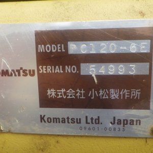 KOMATSU PC120-6E ★ Excavator ★ 500G, 5PIPING, A/C W/ OIL COOLER MOUNTING PARTS - Image 70