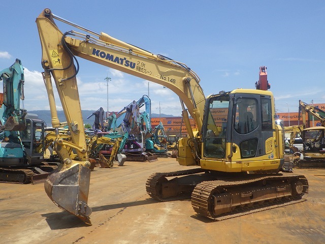 KOMATSU PC128US-8 ★ Excavator ★ 500G, ROPS CAB, COM-PIPING, ARM CRANE, A/C, MULTI