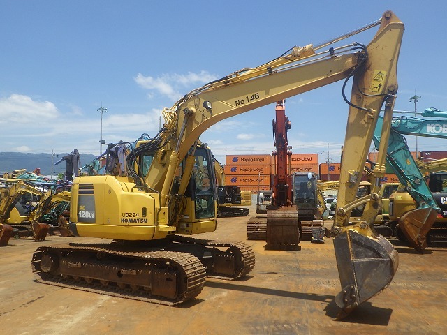 KOMATSU PC128US-8 ★ Excavator ★ 500G, ROPS CAB, COM-PIPING, ARM CRANE, A/C, MULTI