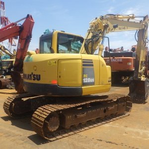 KOMATSU PC128US-8 ★ Excavator ★ 500G, ROPS CAB, COM-PIPING, ARM CRANE, A/C, MULTI - Image 7