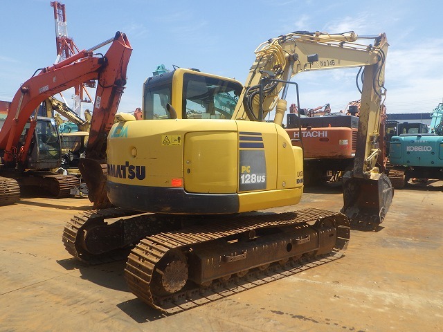 KOMATSU PC128US-8 ★ Excavator ★ 500G, ROPS CAB, COM-PIPING, ARM CRANE, A/C, MULTI