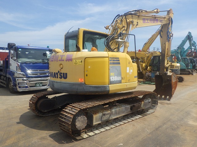 KOMATSU PC138US-8 ★ Excavator ★ 500G, ROPS CAB, COM-PIPING (3), ARM CRANE, A/C, MULTI