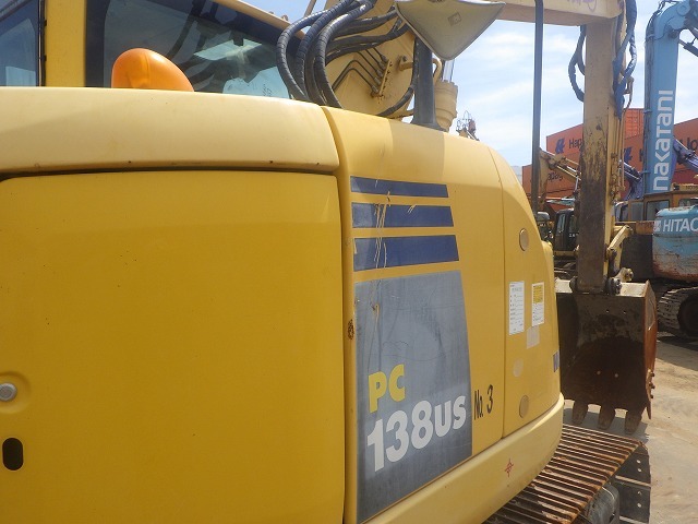 KOMATSU PC138US-8 ★ Excavator ★ 500G, ROPS CAB, COM-PIPING (3), ARM CRANE, A/C, MULTI