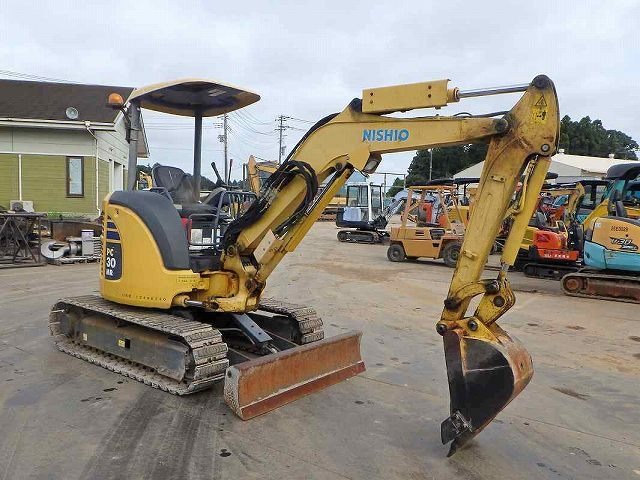 KOMATSU PC30MR-3 ★ Mini Excavator ★ 300G+PAD, ROPS CNP, ARM CRANE, MULTI