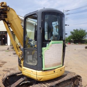 KOMATSU PC38UU-5 ★ Mini Excavator ★ 300G+PAD, CAB, ARM CRANE - Image 3