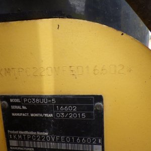 KOMATSU PC38UU-5 ★ Mini Excavator ★ 300G+PAD, CAB, ARM CRANE - Image 67