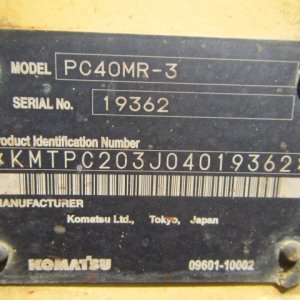 KOMATSU PC40MR-3 ★ Mini Excavator ★ 350G+PAD, ARM CRANE, MULTI - изображение 49