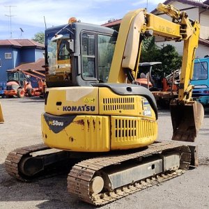KOMATSU PC58UU-5 ★ Excavator ★ 400G, CAB, BLADE, A/C, MULTI - Image 5