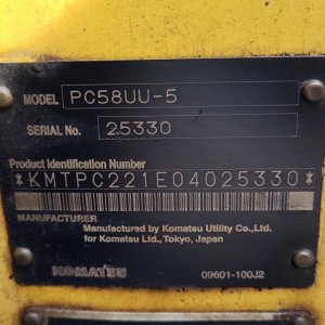 KOMATSU PC58UU-5 ★ Excavator ★ 400G, CAB, BLADE, A/C, MULTI - Image 67