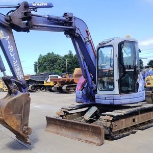 KOMATSU PC75UU-3C ★ Excavator ★ 450ROADLINER, CAB, BLADE, ARM CRANE, EPA - Image 1
