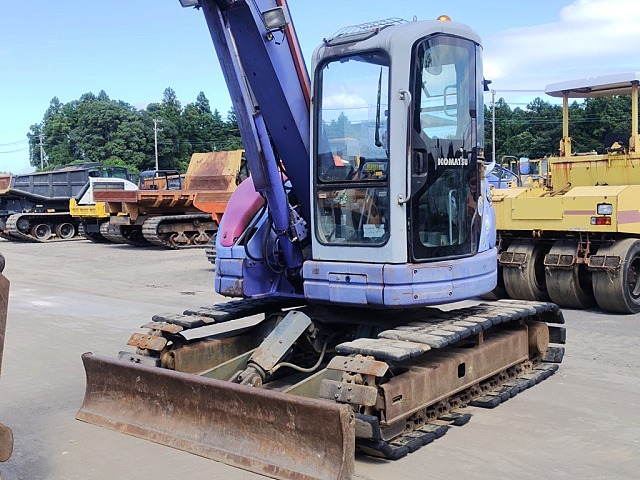 KOMATSU PC75UU-3C ★ Excavator ★ 450ROADLINER, CAB, BLADE, ARM CRANE, EPA