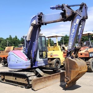 KOMATSU PC75UU-3C ★ Excavator ★ 450ROADLINER, CAB, BLADE, ARM CRANE, EPA - Image 5