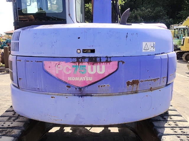 KOMATSU PC75UU-3C ★ Excavator ★ 450ROADLINER, CAB, BLADE, ARM CRANE, EPA