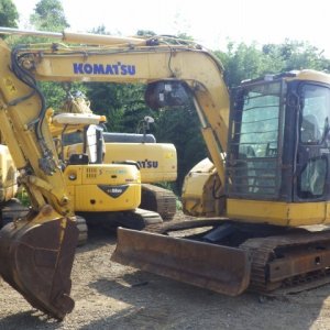 KOMATSU PC78US-8 ★ Excavator ★ G, Blade, Piping - Image 1