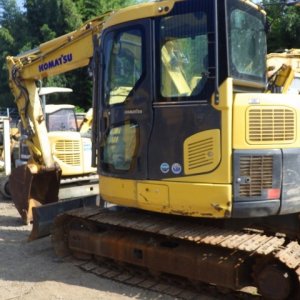 KOMATSU PC78US-8 ★ Excavator ★ G, Blade, Piping - Image 3