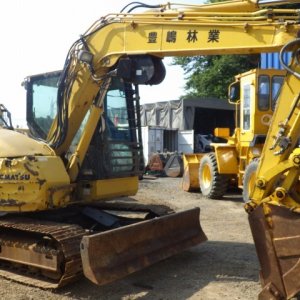 KOMATSU PC78US-8 ★ Excavator ★ G, Blade, Piping - Image 4