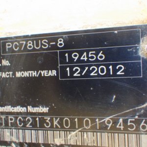 KOMATSU PC78US-8 ★ Excavator ★ G, Blade, Piping - Image 44