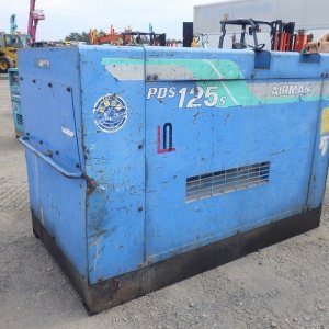 AIRMAN PDS125S ★ Generator & Compressor ★ Extra fee for Loading JPY20,000 搬出時費用 20,000円Inland Trucking Charge to Tomakomai port JPY20,000 苫小牧港までの国内回送費 20,000円 - Image 5