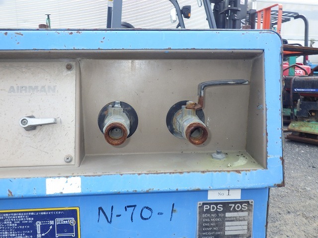 AIRMAN PDS70S_3unitsSet_A ★ Generator & Compressor ★ 1)PDS70S-70-5060445