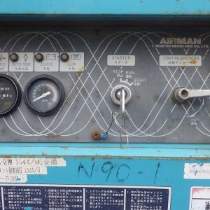 AIRMAN PDS90S_3unitsSet ★ Generator & Compressor ★ 1)PDS90S-71-5080395 - Image 21