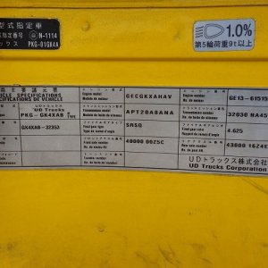 UD PKG-GK4XAB ★ Vehicle ★ Tractor Head, 767,994km - Image 43