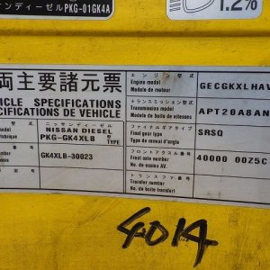 NISSAN DIESEL PKG-GK4XLB ★ Vehicle ★ Tractor Head, 215,082km - Image 48