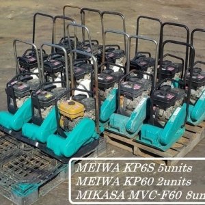 PLATE_COMPACTOR_15unitsSet ★ Other ★ Not checked operation & availability of missing parts 動作及び欠品の有無未確認 - Image 1