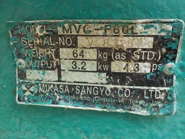PLATE_COMPACTOR_15unitsSet ★ Other ★ Not checked operation & availability of missing parts 動作及び欠品の有無未確認