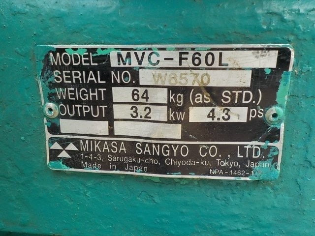 PLATE_COMPACTOR_15unitsSet ★ Other ★ Not checked operation & availability of missing parts 動作及び欠品の有無未確認