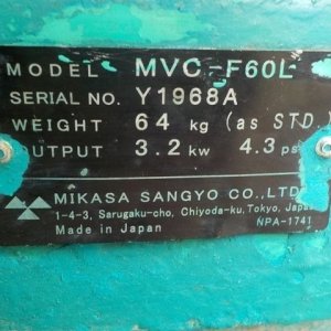 PLATE_COMPACTOR_15unitsSet ★ Other ★ Not checked operation & availability of missing parts 動作及び欠品の有無未確認 - Image 13