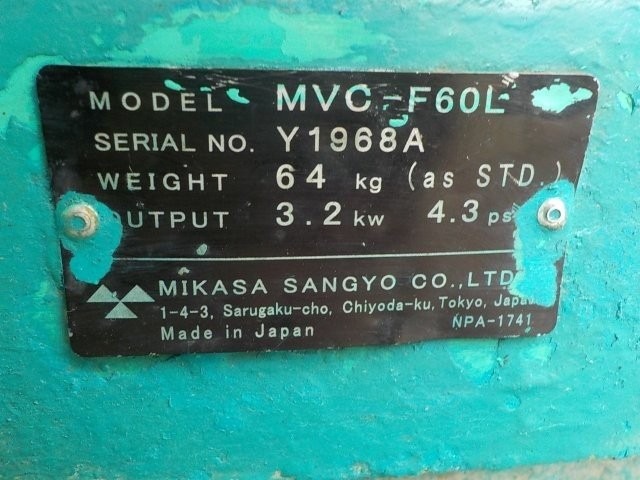 PLATE_COMPACTOR_15unitsSet ★ Other ★ Not checked operation & availability of missing parts 動作及び欠品の有無未確認