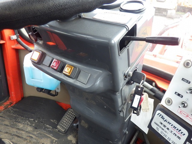 KUBOTA R530Z ★ Loader(Crawled/Wheeled) ★ CAB, MIYAMOTO Road Heater(MH320ミニ), Piping, w/Counter weight & Bucket, 建機工譲渡書