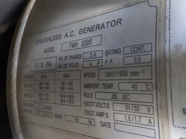 AIRMAN SDG25S ★ Generator & Compressor ★ 25KVA