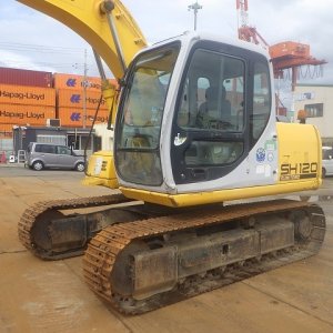 SUMITOMO SH120-3 ★ Excavator ★ 500G, PIPING, ARM CRANE, A/C, MULTI - Image 3