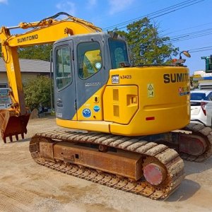 SUMITOMO SH125X-3B ★ Excavator ★ 500G+PAD, ARM CRANE, A/C, MULTI - Image 3