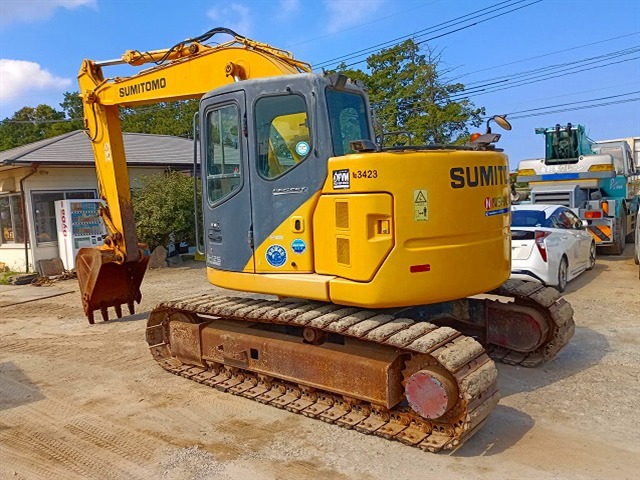 SUMITOMO SH125X-3B ★ Excavator ★ 500G+PAD, ARM CRANE, A/C, MULTI