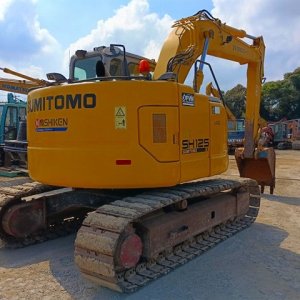 SUMITOMO SH125X-3B ★ Excavator ★ 500G+PAD, ARM CRANE, A/C, MULTI - Image 5