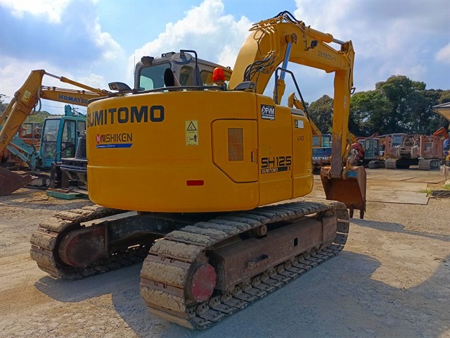 SUMITOMO SH125X-3B ★ Excavator ★ 500G+PAD, ARM CRANE, A/C, MULTI