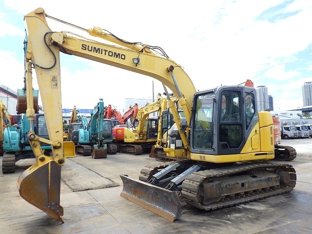 SUMITOMO SH125X-6 ★ Excavator ★ 500G+PAD, ROPS CAB, BLADE, ARM CRANE, A/C, MULTI