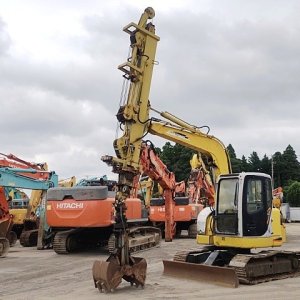 SUMITOMO SH75X-3 ★ Excavator ★ 450G+PAD,TELESCOPIC ARM, CLAMSHELL BUCKET, BLADE, A/C - Image 1