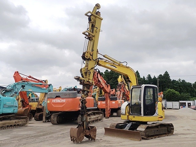 SUMITOMO SH75X-3 ★ Excavator ★ 450G+PAD,TELESCOPIC ARM, CLAMSHELL BUCKET, BLADE, A/C