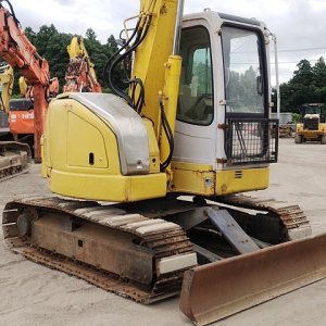 SUMITOMO SH75X-3 ★ Excavator ★ 450G+PAD,TELESCOPIC ARM, CLAMSHELL BUCKET, BLADE, A/C - Image 6
