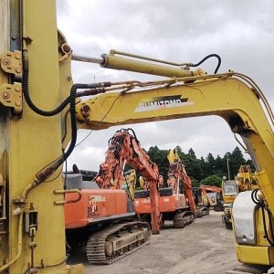 SUMITOMO SH75X-3 ★ Excavator ★ 450G+PAD,TELESCOPIC ARM, CLAMSHELL BUCKET, BLADE, A/C - Image 18